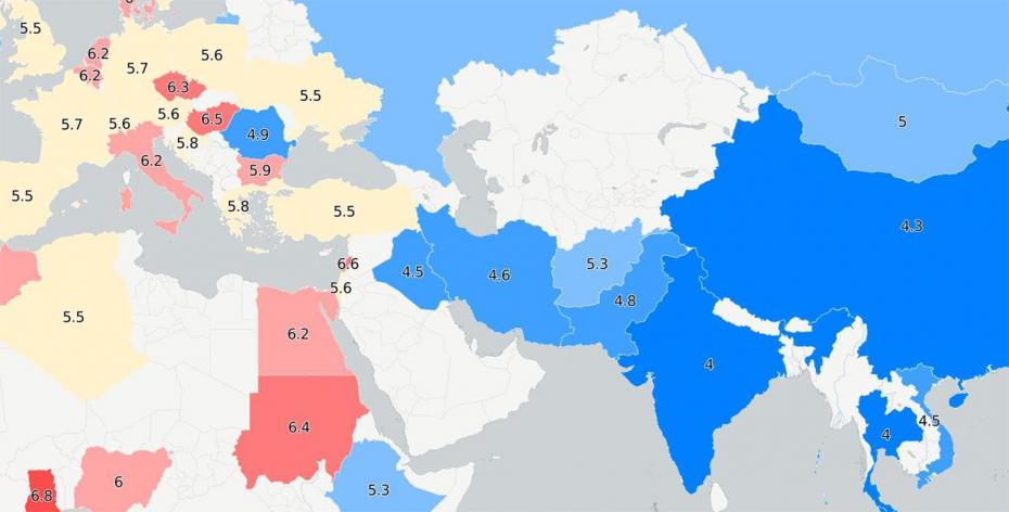 Карта размеров мужских достоинств