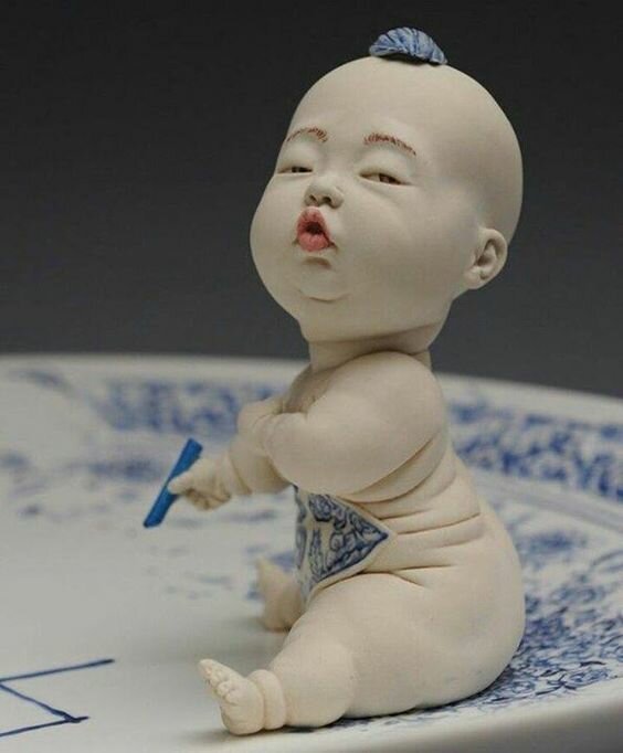 Керамические младенцы Джонсона Цанга 