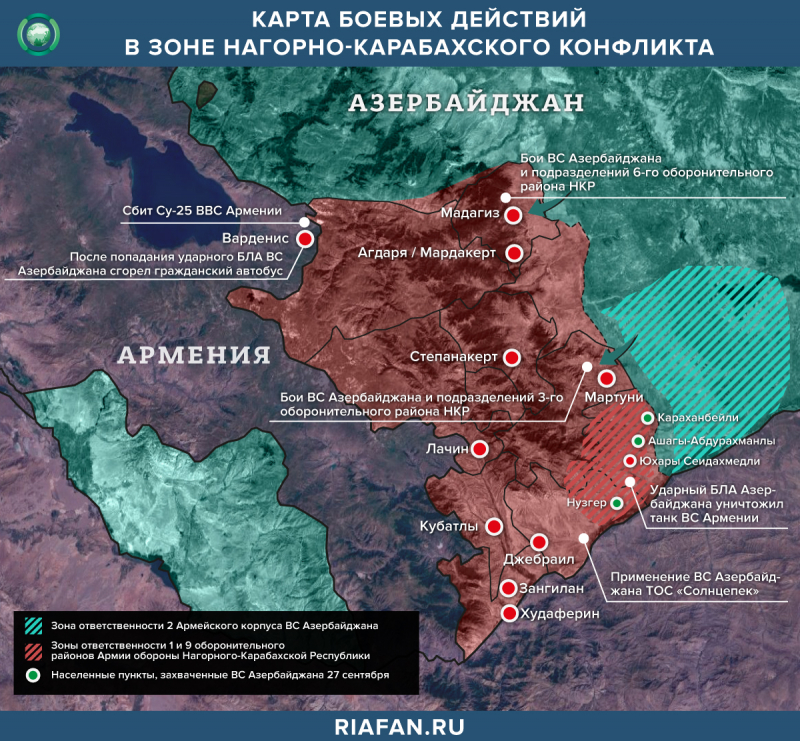 День третий: положение Армении на фронте осложняется