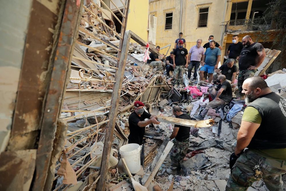 Печальные фотографии и видео разрушенного Бейрута после взрыва