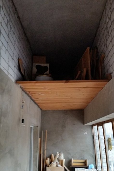 Лоджия с антресолью