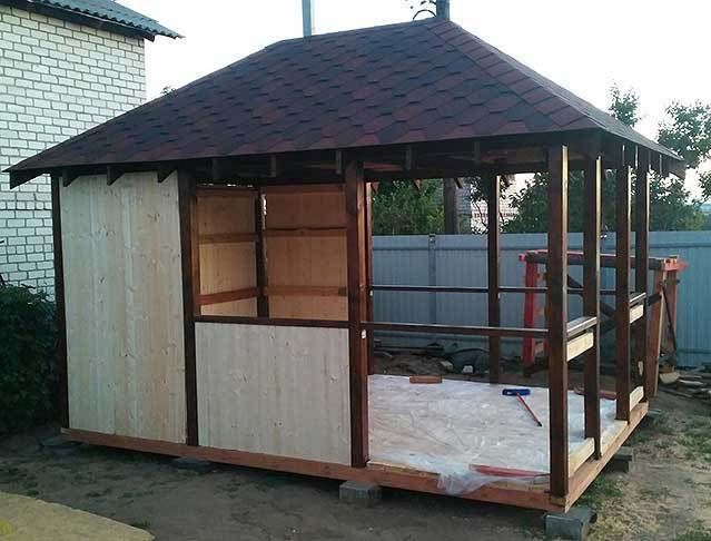 Беседка для дачи — быстро красиво и все своими руками Беседка для дачи — быстро красиво и все своими руками идеи,самоделкин,сделай сам,советы