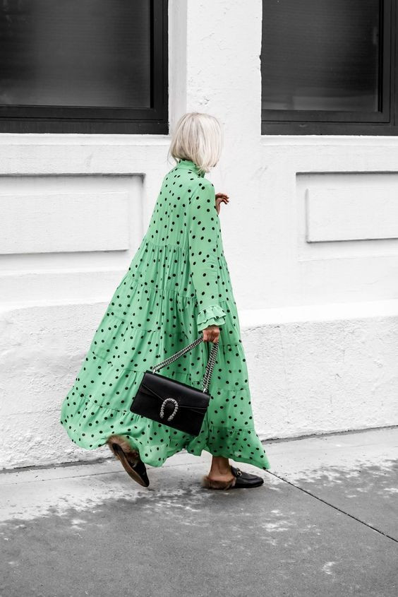 Нужная вещь и летом, и осенью: платья макси гардероб,мода и красота,модные образы,одежда и аксессуары