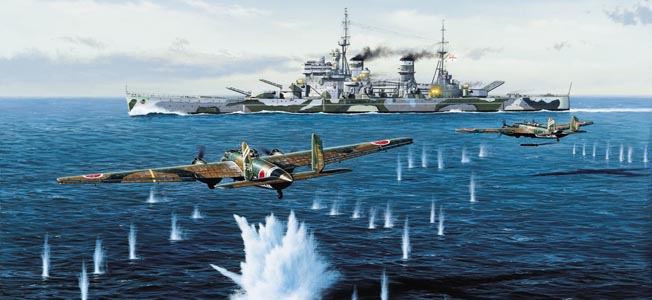 Just After Pearl Harbor, the Prince Of Wales and Repulse were both sent out to stop the Japanese...