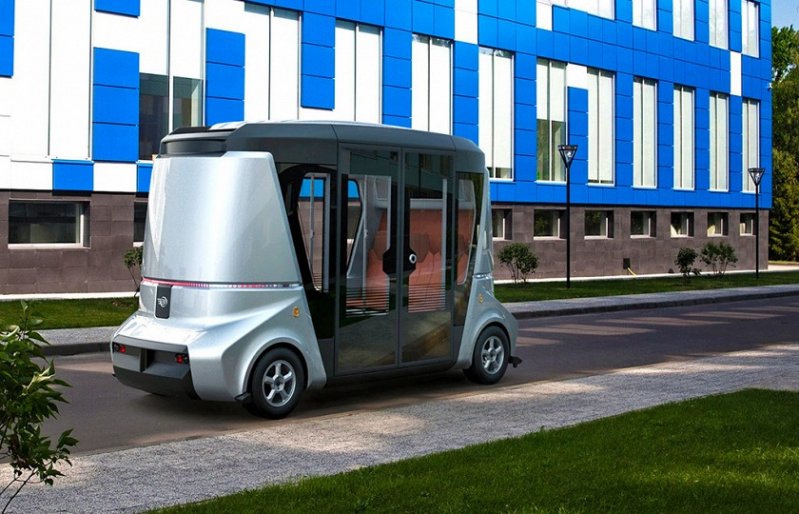 Гостей Чемпионат мира по футболу - 2018 будут перевозить на беспилотных автобусах Matrёshka беспилотный автомобиль, концепт, матрёшка