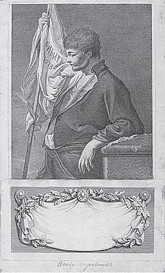 Портрет Аники Строганова. Перегравировка гравюры А. Цукки. 1780-е гг.