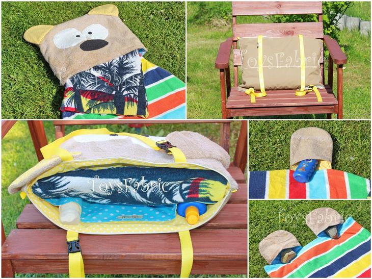 Шьем пляжную сумку-рюкзак с ковриком Шьем пляжную сумку-рюкзак с ковриком пляжная сумка