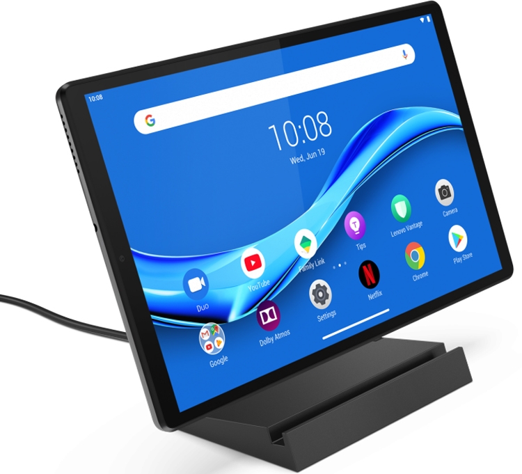 Планшет Lenovo Smart Tab M10 может превращаться в «умный» дисплей новости,планшет,статья