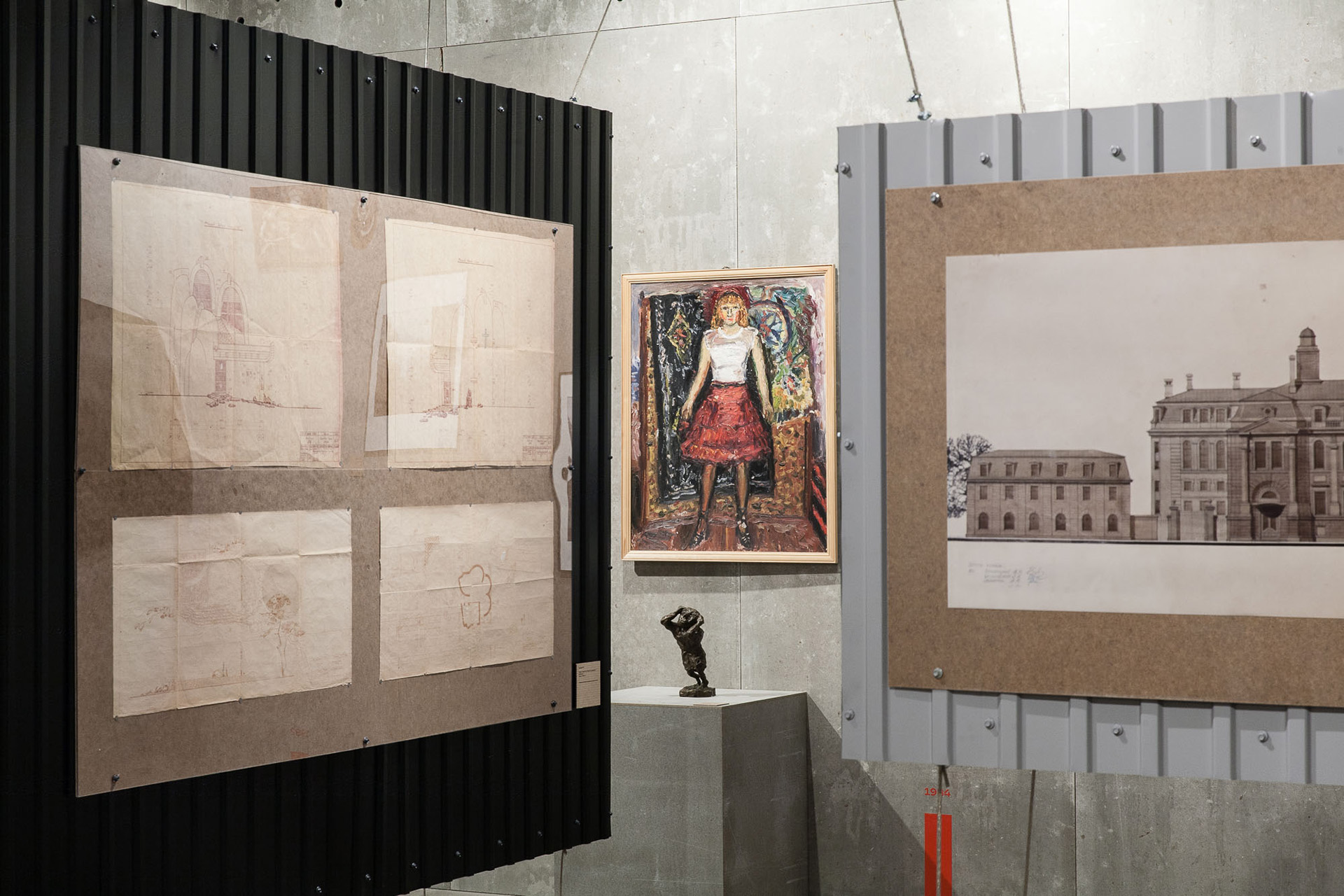 Экспозиция выставки «Стройка и перестройка»