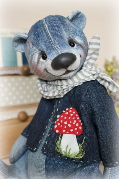 Прикольные игрушки получились из старых джинсов. Что только не придумали рукодельницы!