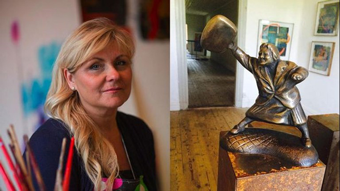 История шведского памятника «Женщина с сумкой» История шведского памятника «Женщина с сумкой»