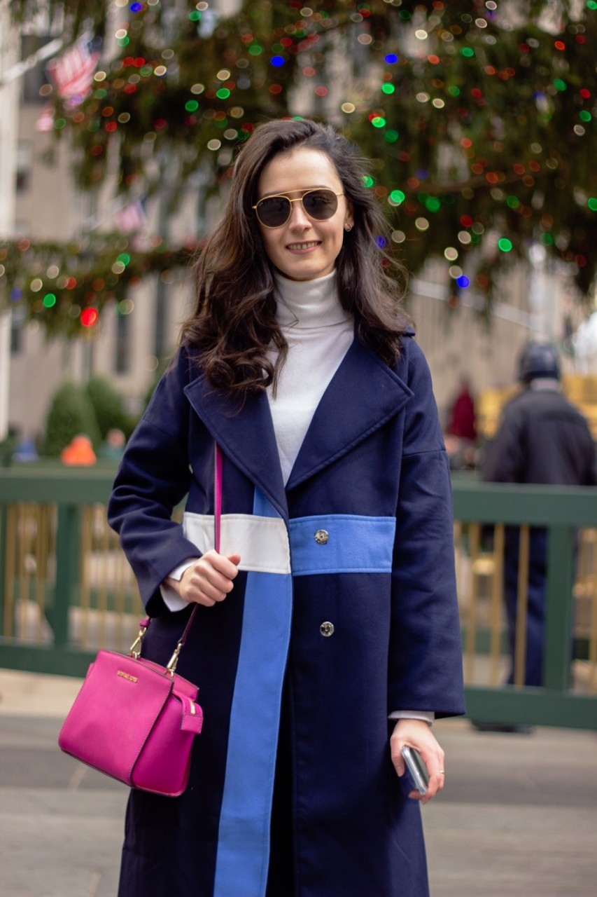 NYC Blogger: Colour Block Coat 11