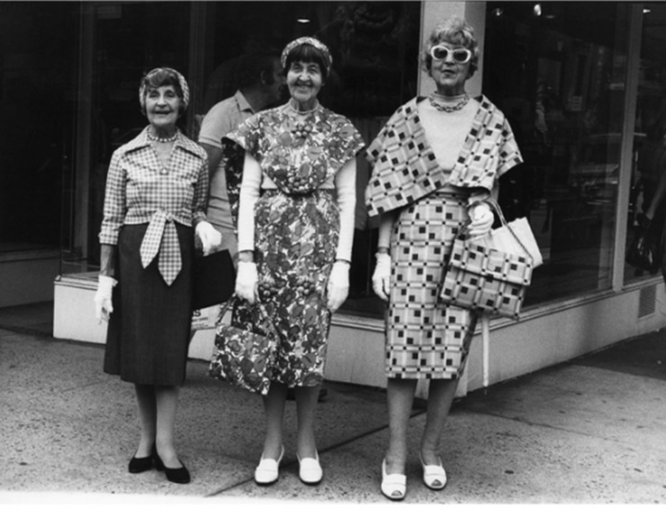 Билл Каннингем. Без названия. Нью-Йорк. 2 сентября 1981.  Фонд Билла Каннингема, Предоставлено Галереей Брюса Сильверстайна, Нью-Йорк