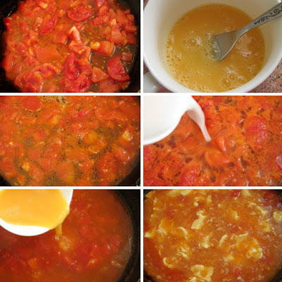 Китайский томатный суп с яйцом  китайская кухня,кулинария,супы