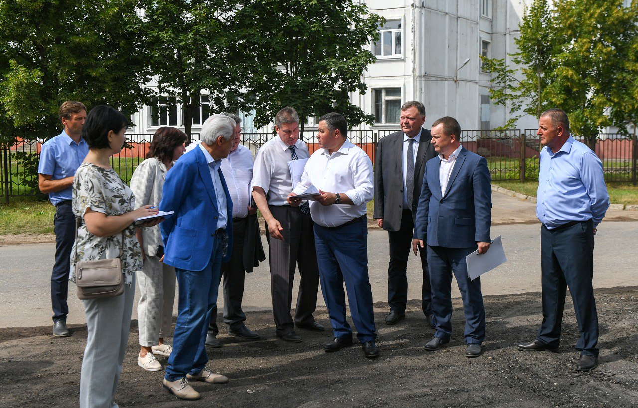 В Тверской области продолжается благоустройство общественных пространств