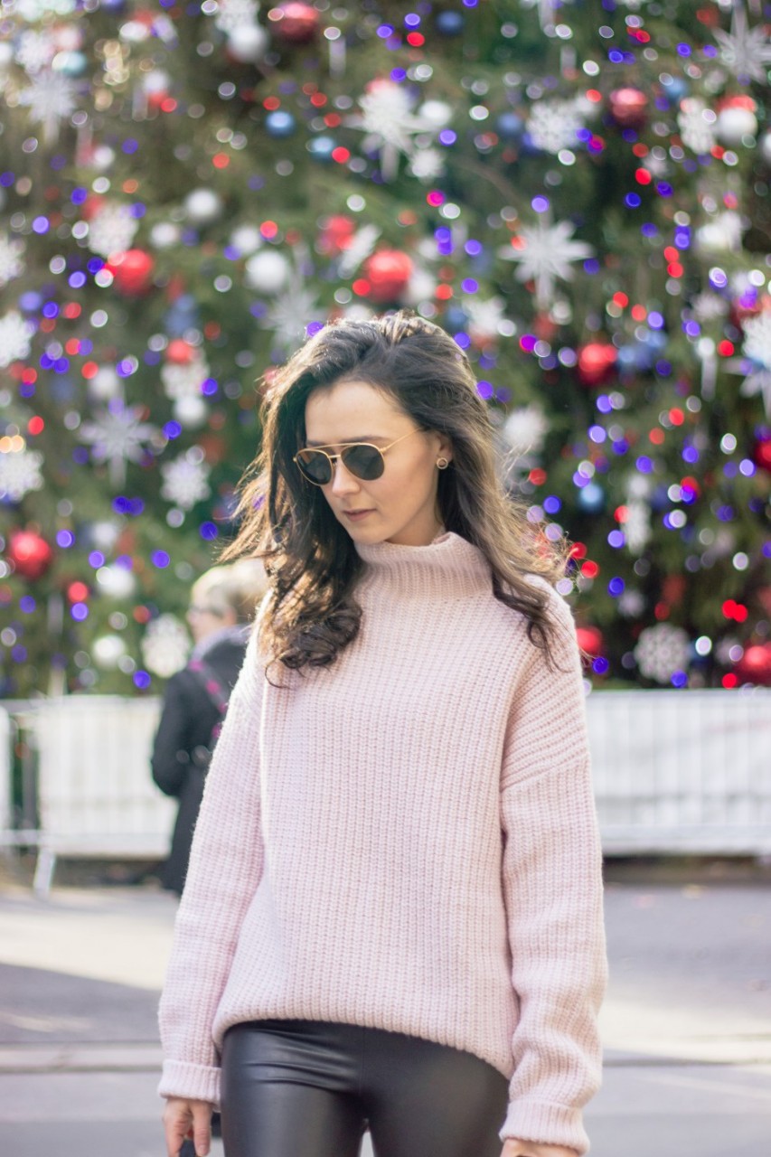NYC Blogger: baby pink sweater 10