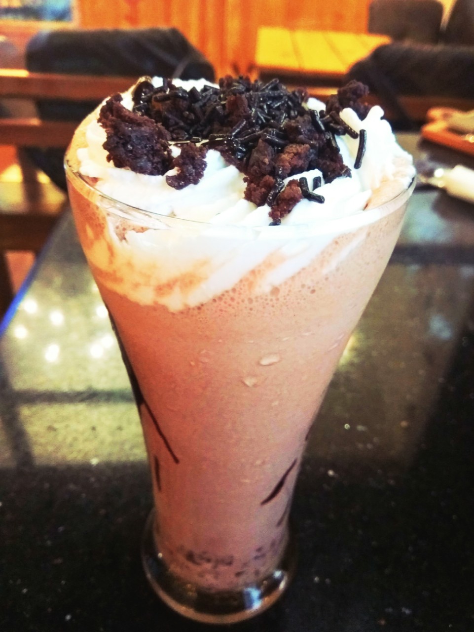 Brownie shake at Cafe Bistro at Coffee Break, Bandra West