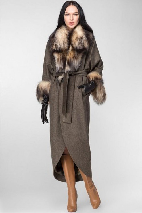 Пальто с мехом вновь на пике популярности: 22 потрясающих варианта