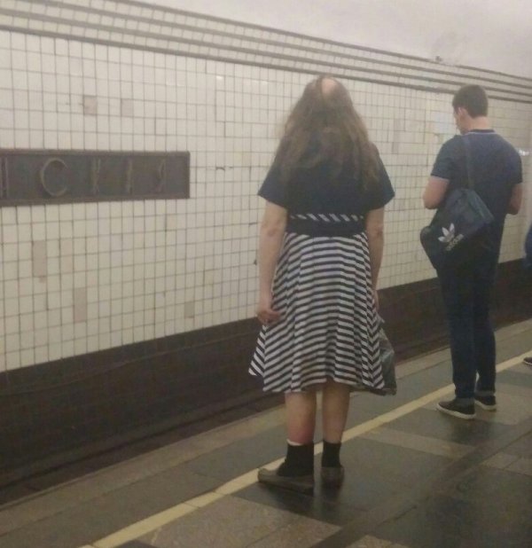 Модники и чудаки из метро Модники и чудаки из метро смешные картинки,фото-приколы,юмор
