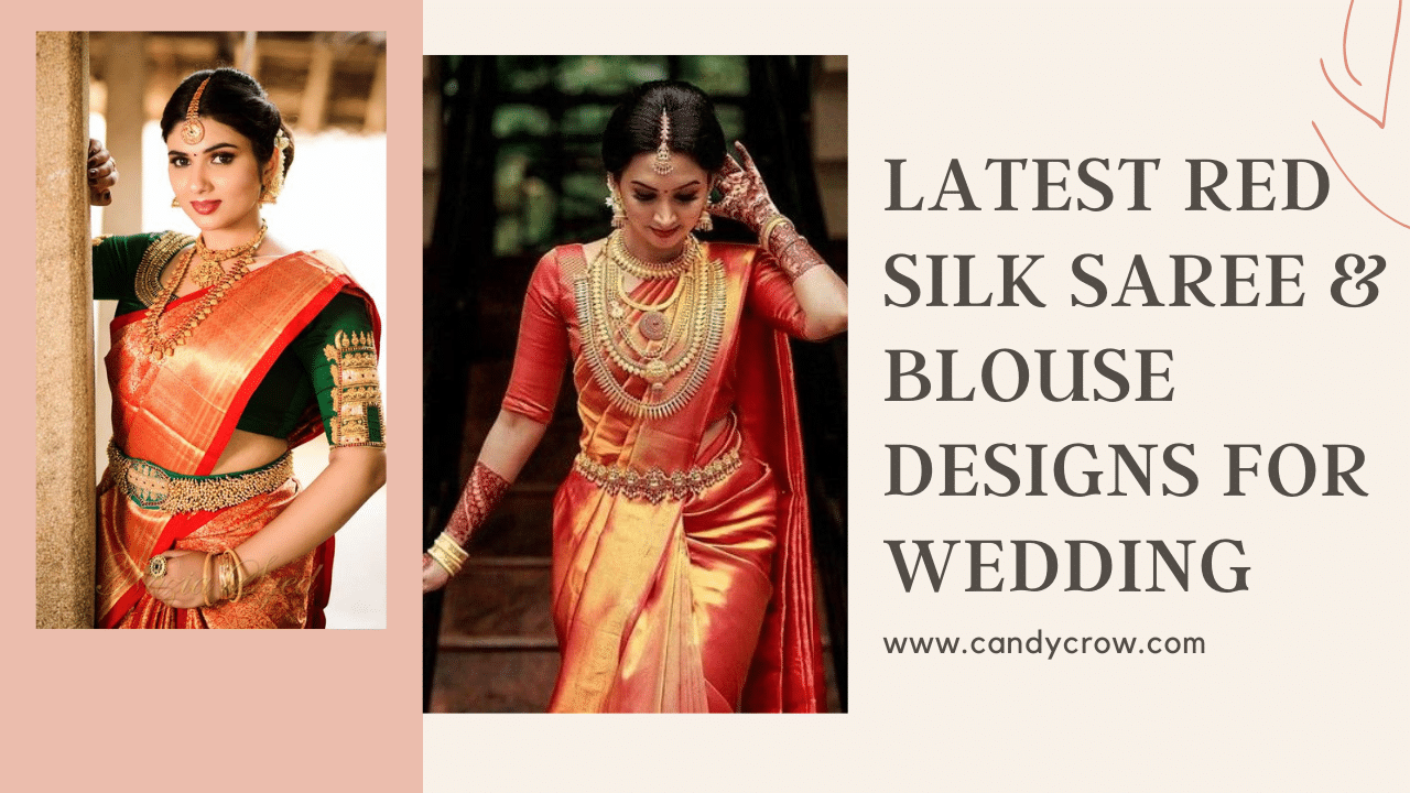 70 Red Silk Saree and Blouse Designs For Wedding