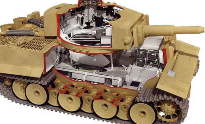Как был устроен немецкий танк Тигр изнутри вторая мировая война,как устроен тигр внутри,оружие,Пространство,танк тигр,устройство немецкого танка