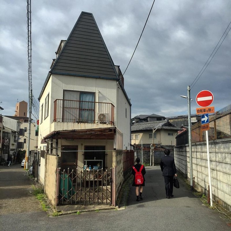 Перед дождем архитектура, дома, здания, киото, маленькие здания, местный колорит, фото, япония
