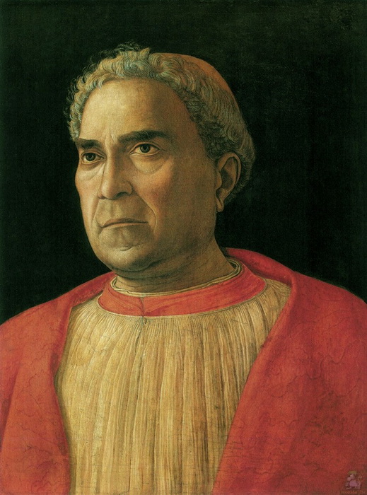 А. Мантенья. Портрет кардинала Лудовико Тревизана.