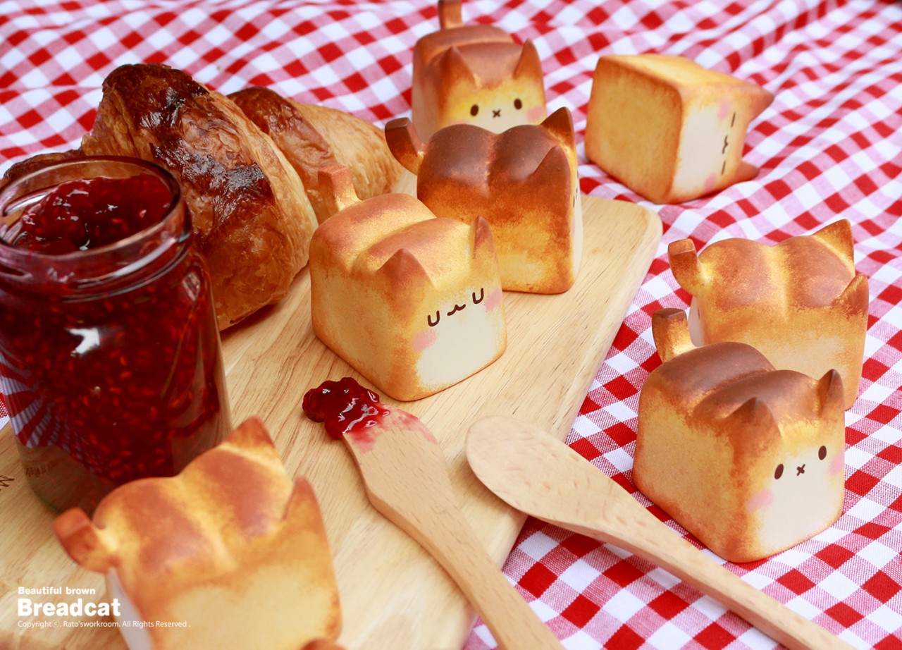 хлебные кошки японской мастерицы 