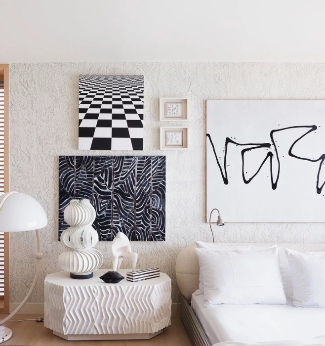 Стильная спальня Келли Уэстлер (Kelly Wearstler) - дизайнера, чьё имя вот уже много лет гремит на весь мир.
