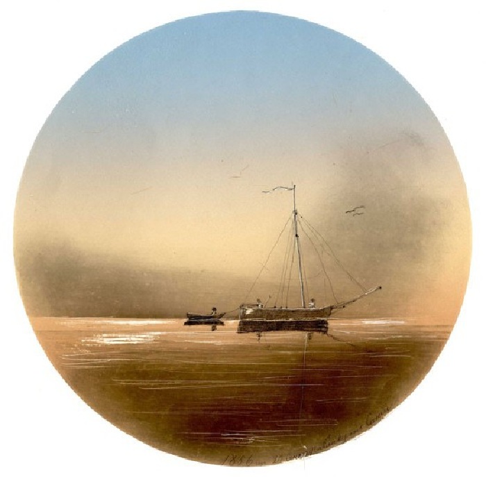 Морской пейзаж. 1856. 