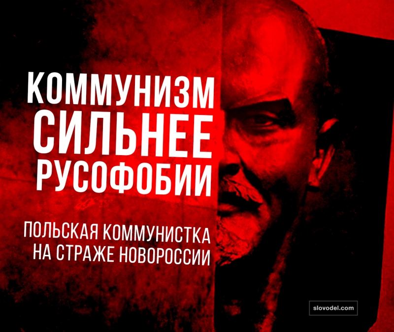 Коммунизм сильнее русофобии. Польская коммунистка на страже Новороссии