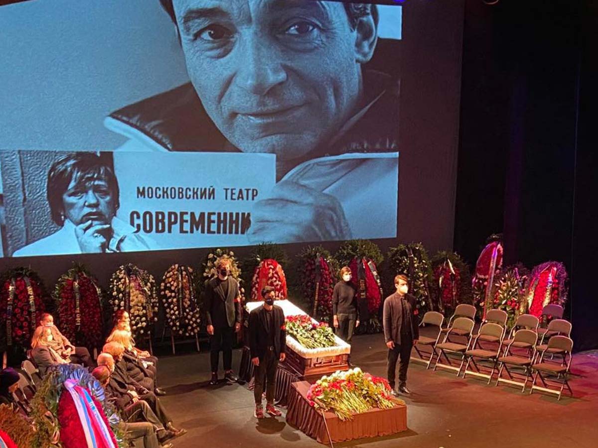 Похороны Валентина Гафта фото