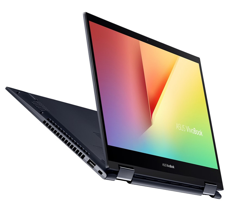 Ноутбук-трансформер ASUS VivoBook Flip 14 TM420 оснащён чипом AMD Ryzen Ryzen, Гбайт, Компания, составляет, ТбайтВ, вместимостью, накопитель, твердотельный, отвечает, данных, хранение, DDR43200, портативного, памяти, оперативной, Объём, 4300U, 4500U, 4700U, процессор