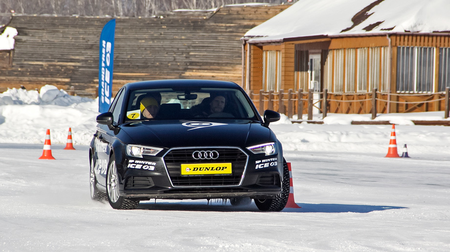 Царапаем лёд шипованными шинами Dunlop SP Winter Ice 03 авто и мото,автомобили,машины