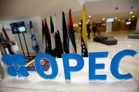 OPEC logo is pictured ahead of an informal meeting between members of the Organization of the Petroleum Exporting Countries (OPEC) in Algiers, Algeria September 28, 2016. REUTERS/Ramzi Boudina/File Photo