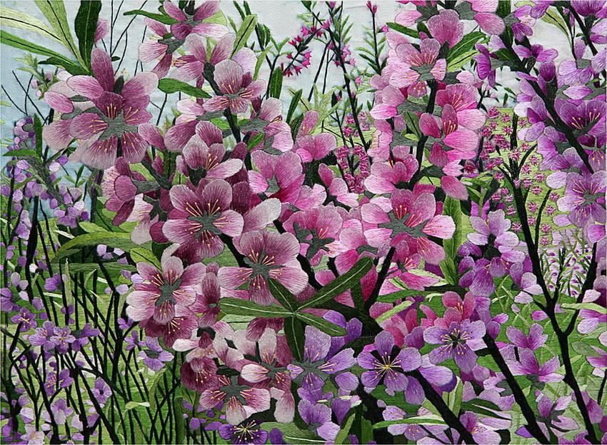 Вышивка шелком по шелку - жемчужина восточного искусства Вышивка шелком по шелку - жемчужина восточного искусства вышивка