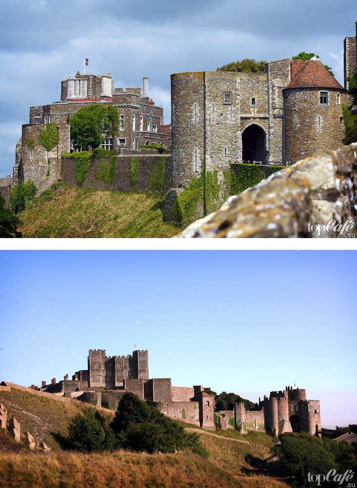Дувр - один из популярных средневековых замков Англии. СС0