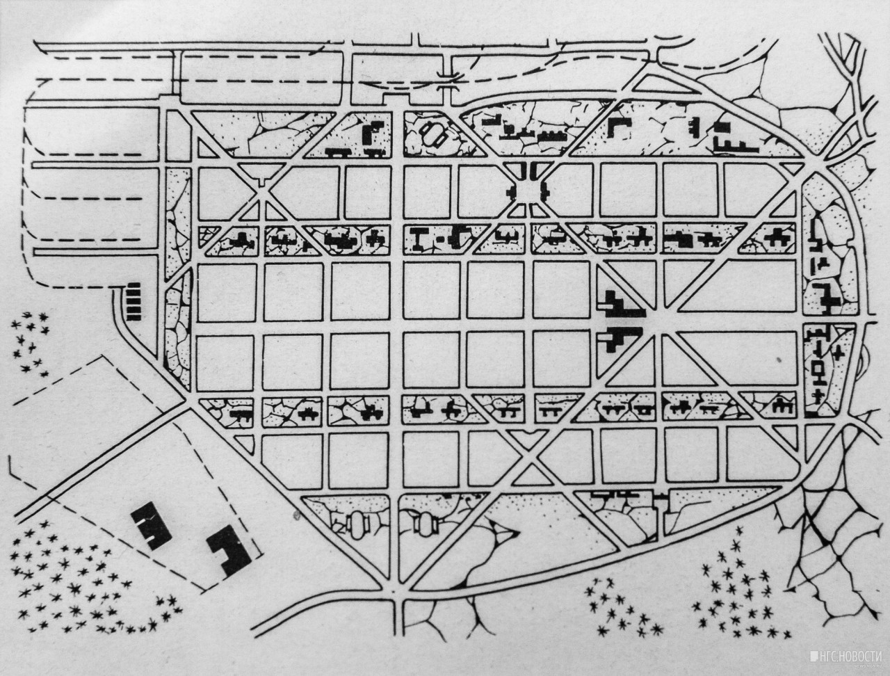 Генеральный план города новосибирска