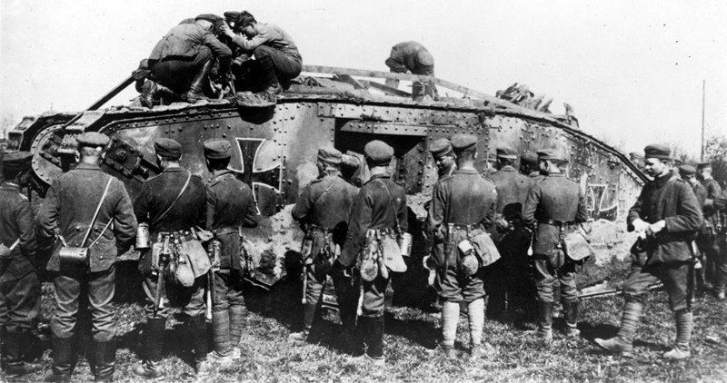 Трофейные "ромбы" Первой мировой война, история, танки, факты