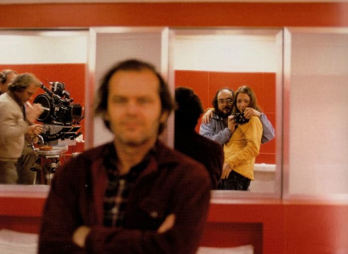 Stanley Kubrick On The Set Of "The Shining" With His Daughter. Apparently, Jack Nicholson Thought Kubrick Was Taking A Photo Of Him (1980s) Stanley Kubrick On The Set Of "The Shining" With His Daughter. Apparently, Jack Nicholson Thought Kubrick Was Taking A Photo Of Him (1980s)