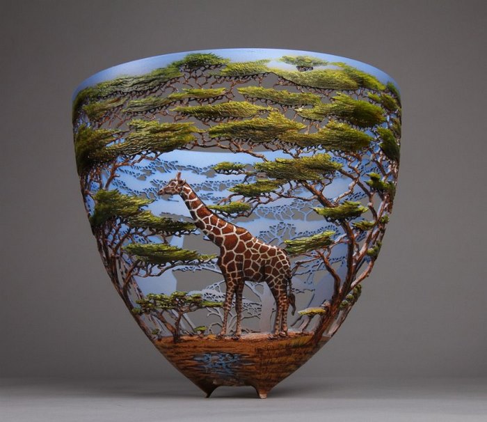 Carved Wood Art