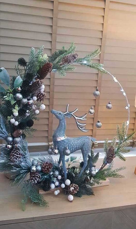 Очаровательные зимние композиции для декора вашего дома 