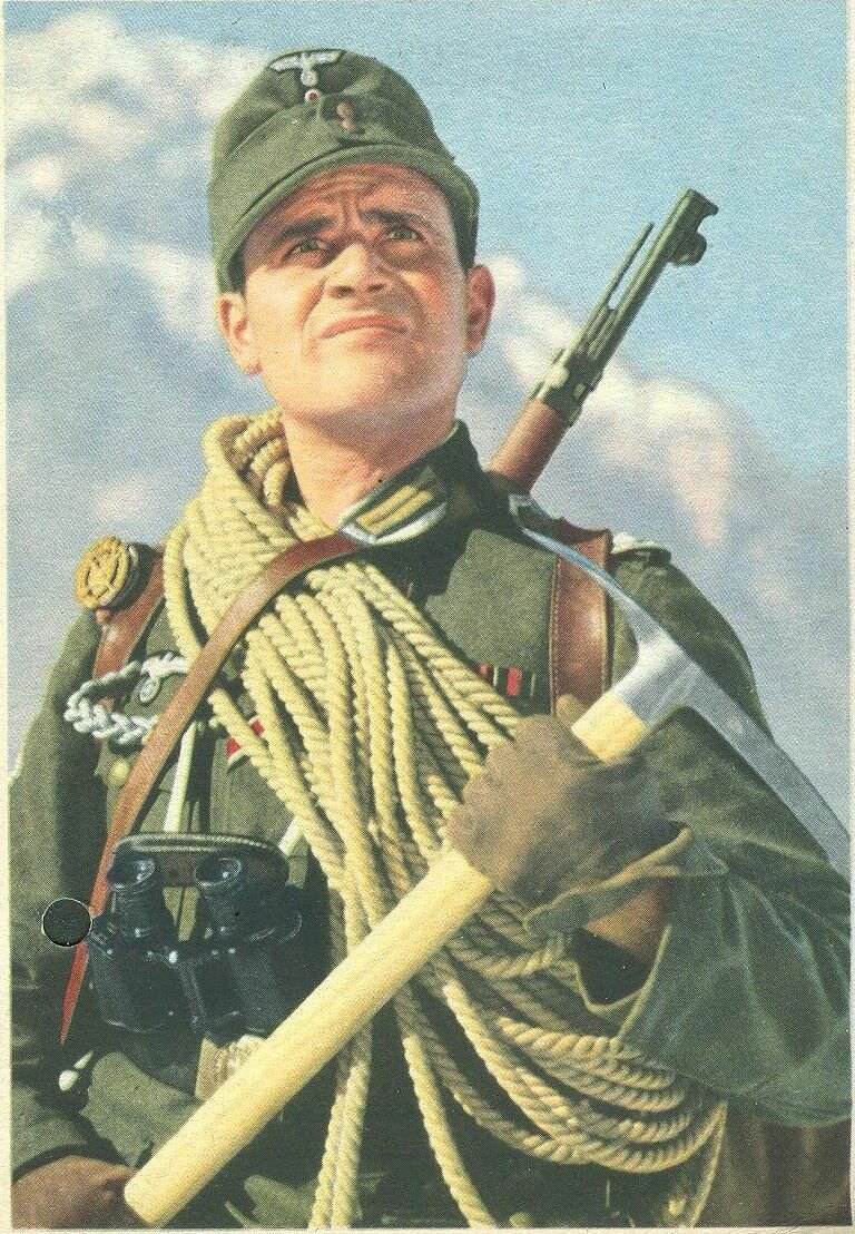  Немецкий горный стрелок. 1942г.Фото  из открытых источников