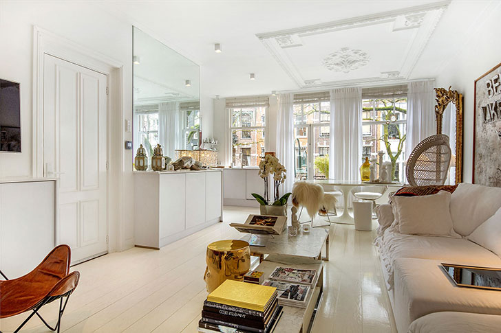 Квартира с интересным дизайном в Амстердаме Квартира с интересным дизайном в Амстердаме идеи для дома,интерьер и дизайн