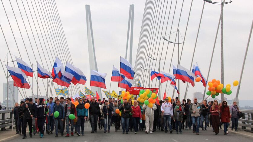 В Приморском крае пройдут первомайские шествия