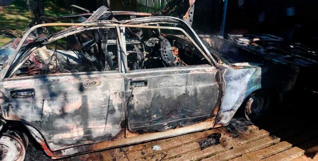 В Могилевской области за выходные сгорело два автомобиля.