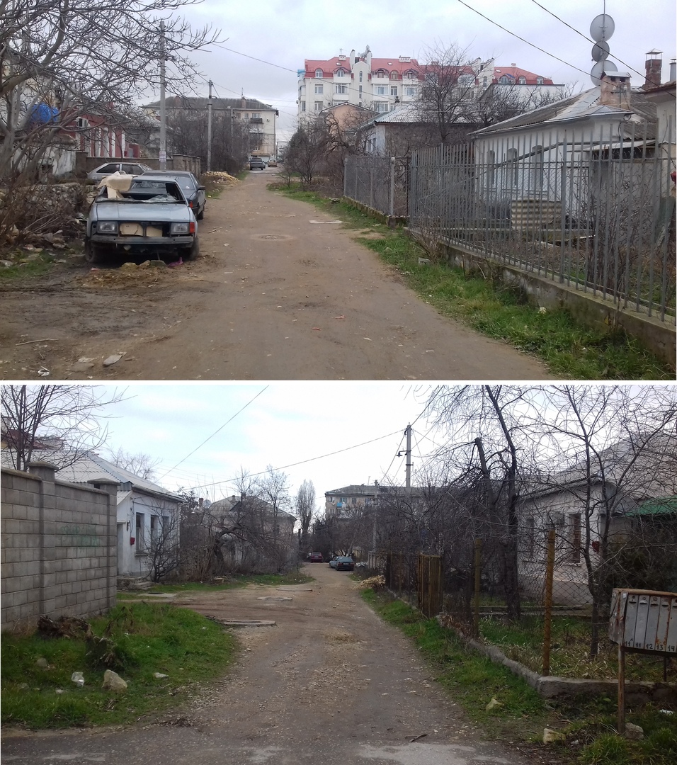 «Оккупанты» испортили очередную улицу в Севастополе