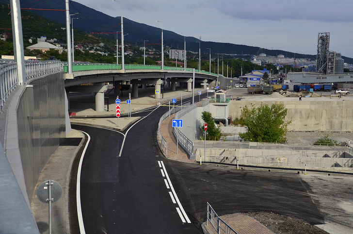 В Новороссийске завершено строительство Сухумского шоссе авто и мото,автоновости,Россия