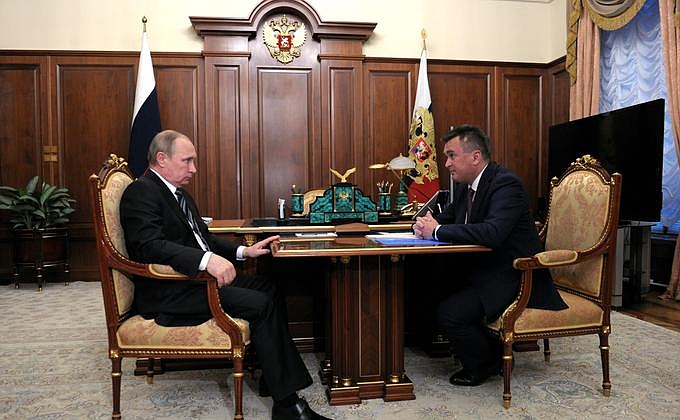 Рабочая встреча с губернатором Приморского края Владимиром Миклушевским