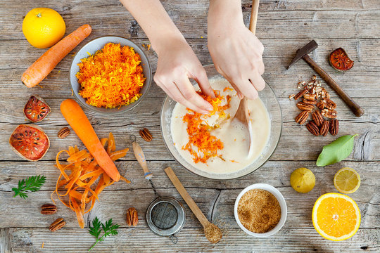 Морковный торт: мастер-класс тесто, морковь, бисквит, можно, морковный, кремом, хорошо, выпечки, теста, крема, моркови, сливочного, масла, сахаром, формы, сахарной, добавьте, свежей, ингредиенты, смесь